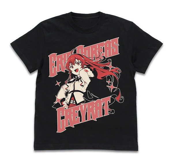 [Mushoku Tensei: Jobless Reincarnation] Eris Boreas Greyrat Shirt BLACK XL – T-Shirt