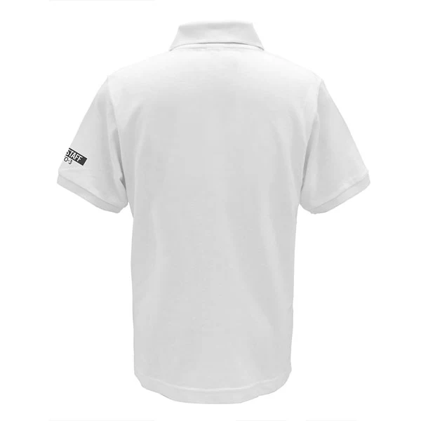 [Evangelion] Polo Shirt w/Embroidery NERV logo White - T Shirt Size XL - Image 3