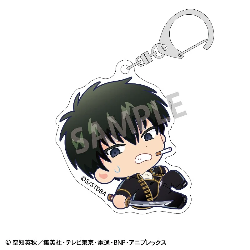 (Goods - Keychain) Gintama Acrylic Keychain Toshiro Hijikata/Okkochi