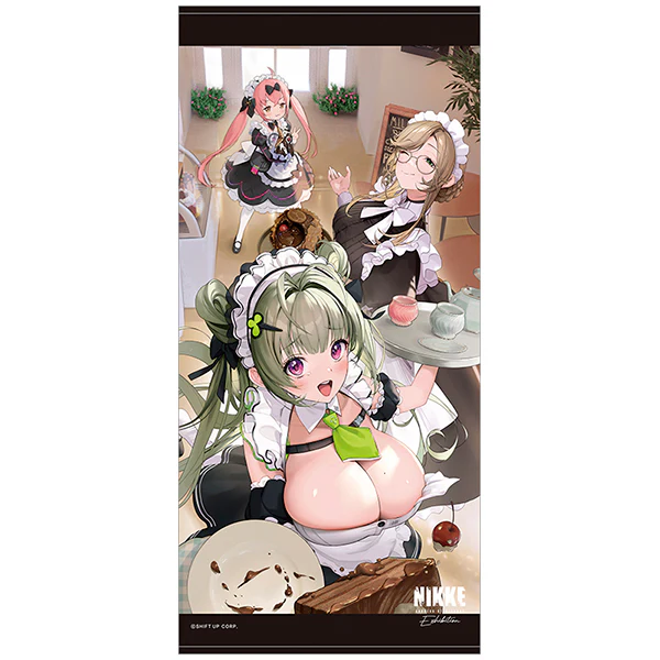 [GODDESS OF VICTORY: NIKKE] NIKKE EXHIBITION Big Towel / MAID IN VALENTINE