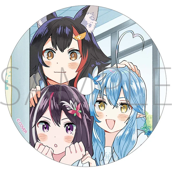 [hololive] Acrylic Coaster / hololive x HoneyWorks Senpai.