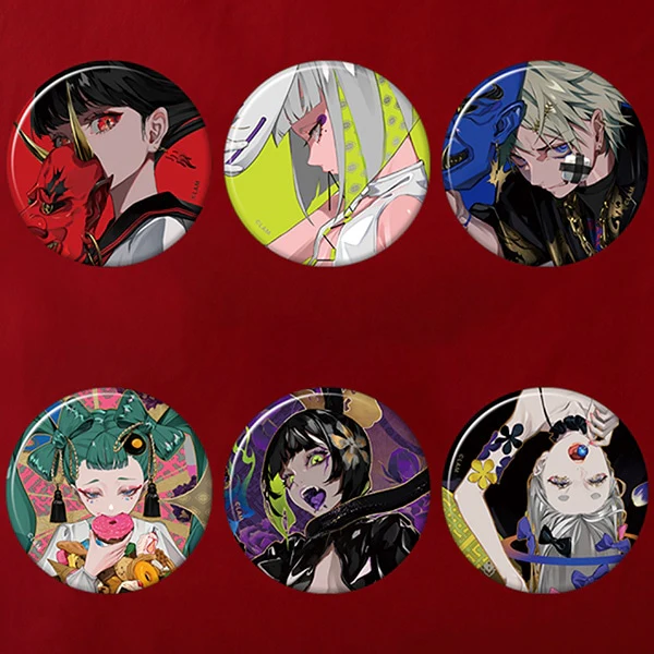 (Goods - Badge) LAM Solo Exhibition SENKYAKU BANRAI Character Badge Collection (Blind Box -Single)