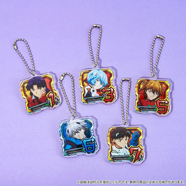 (Goods - Keychain) Evangelion Acrylic Keychain Normal Pattern (Shinji) - Image 2