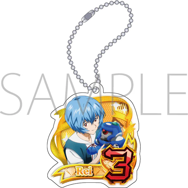 (Goods - Keychain) Evangelion Acrylic Keychain Special Stage Pattern (Rei)