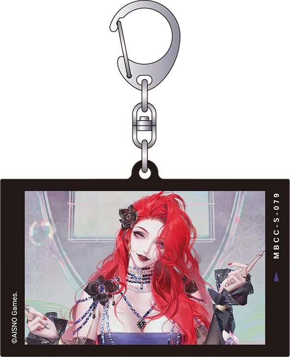 (Goods - Keychain) Path to Nowhere Lenticular Keychain / Cabernet