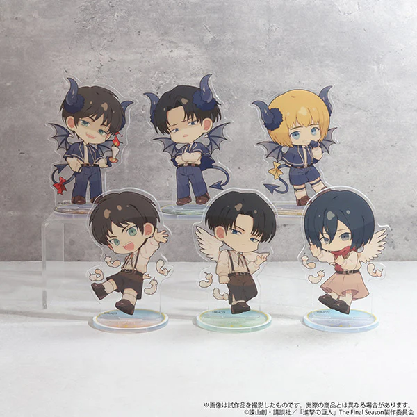 (Goods - Acrylic Stand) Attack on Titan Mini Acrylic Stand / Levi ~Devil~ - Image 3