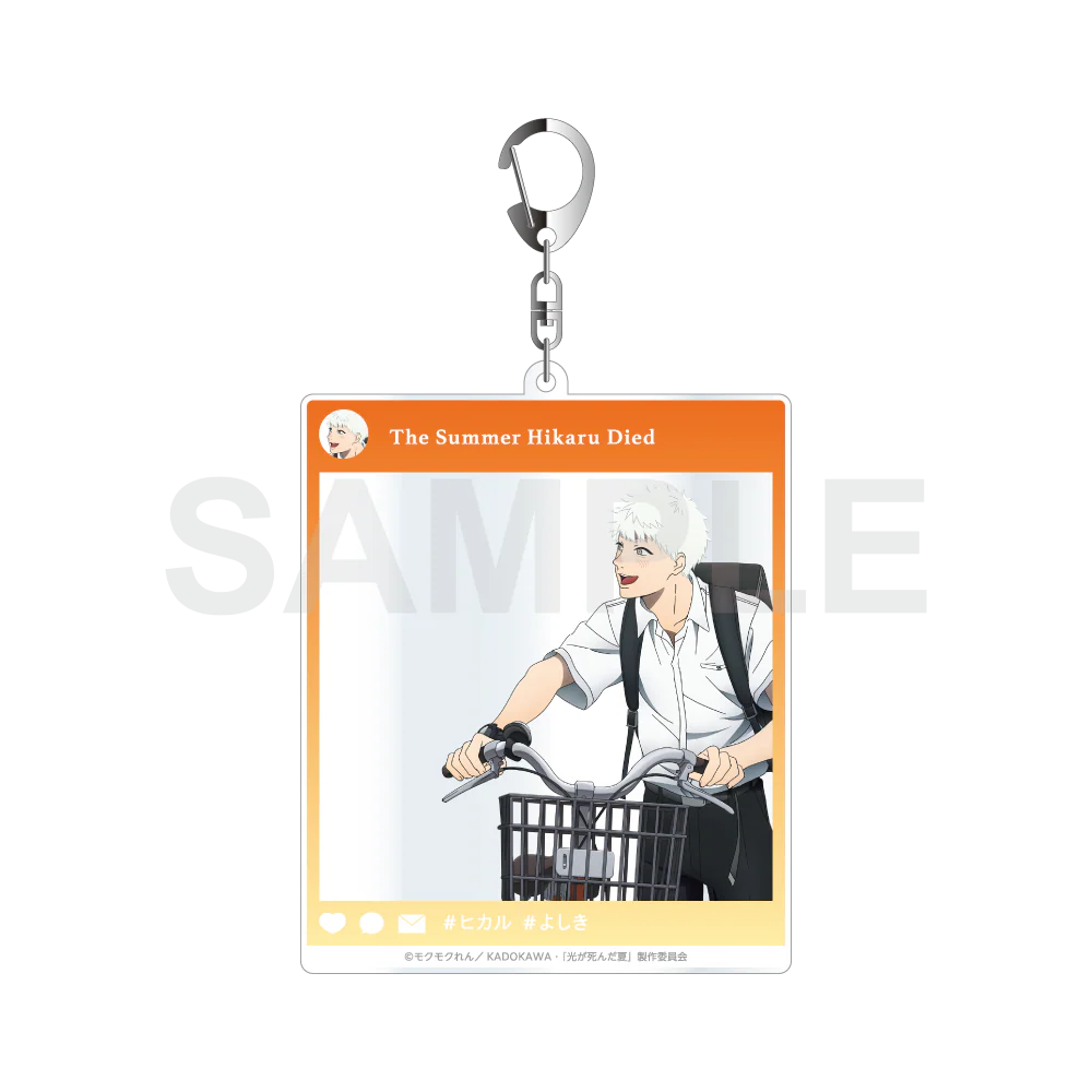 (Goods - Keychain) TV Anime The Summer Hikaru Died Acrylic Keychains in Social Media Style School Commute Series - Bike Commute Ver. - Hikaru