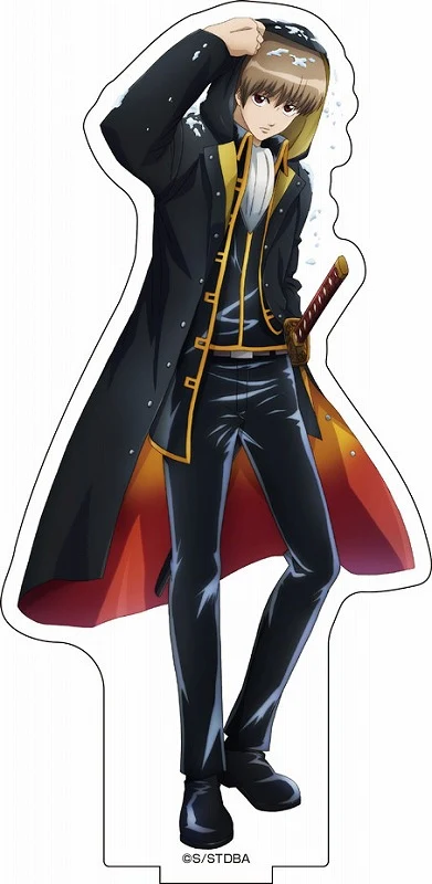 (Goods - Acrylic Stand) [Gintama] BIG Acrylic Stand (Winter Night ver.) 3 Sougo Okita