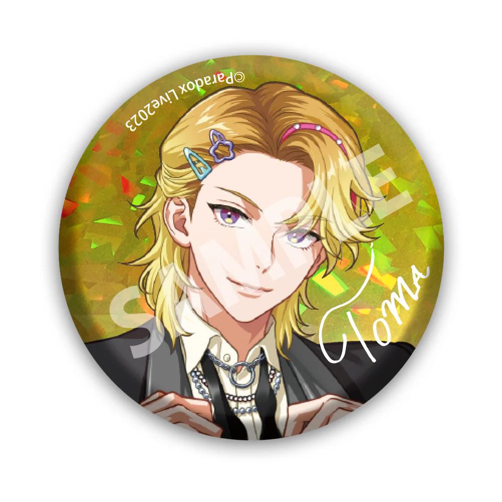 [Paradox Live] 4th Anniversary BIG Button Badge /Toma Hikage - Image 2
