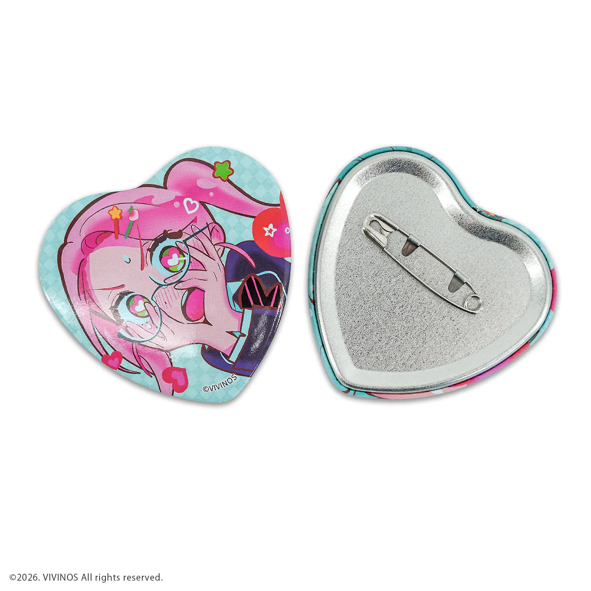 (Goods - Badge) Alien Stage Random Heart Badge (Box of 6) - Image 9