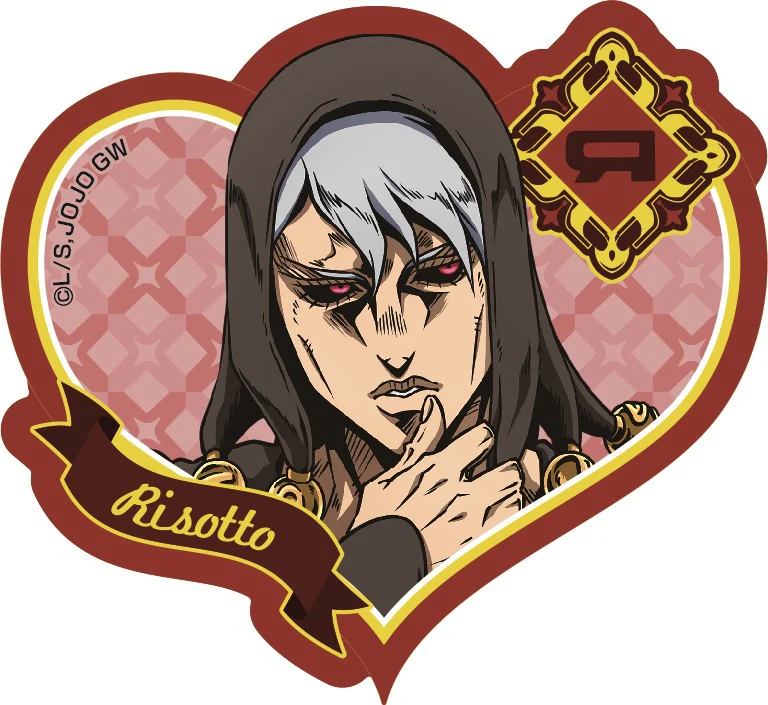 [JoJo's Bizarre Adventure] Heart-shaped Glitter Acrylic Badge JoJo: A New Journey ver. Vol.1 (Blind Box -Single) - Image 2