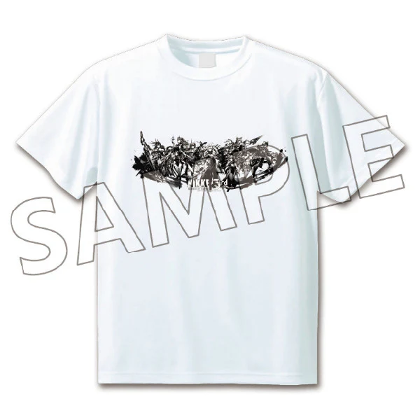(Goods - Apparel) GODDESS OF VICTORY: NIKKE 3rd Anniversary Group Ink Painting T-Shirt White L