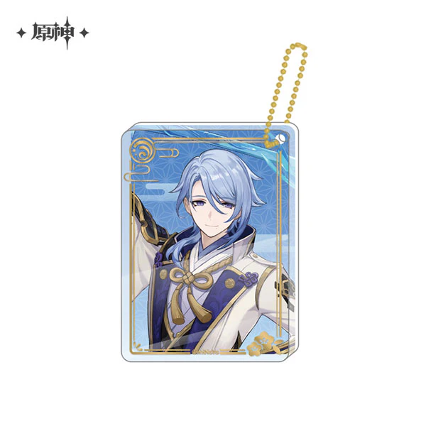 [Genshin Impact] Acrylic Block Keychain /Ayato Kamisato