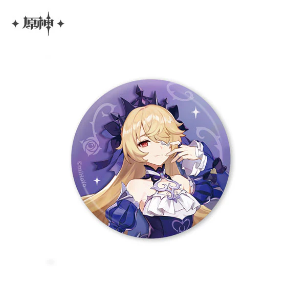 [Genshin Impact] Summer Fantasia Button Badge /Fischl (Ein Immernachtstraum)