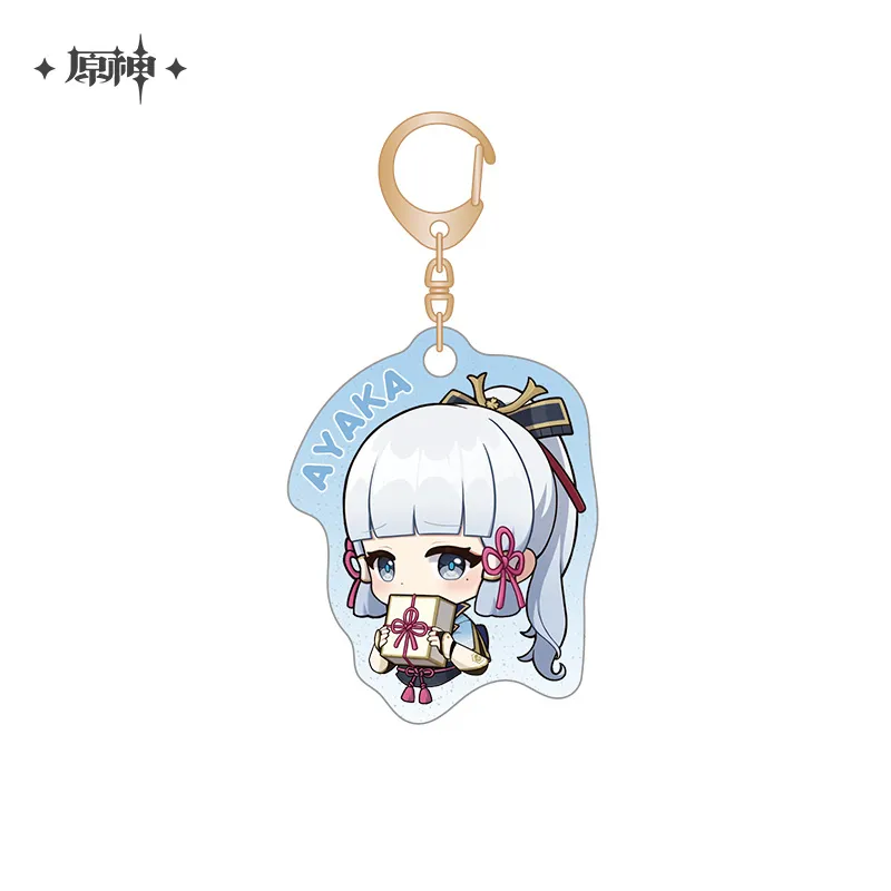 [Genshin Impact] Festival Memories Teyvat Chibi Keychain Kamisato Ayaka
