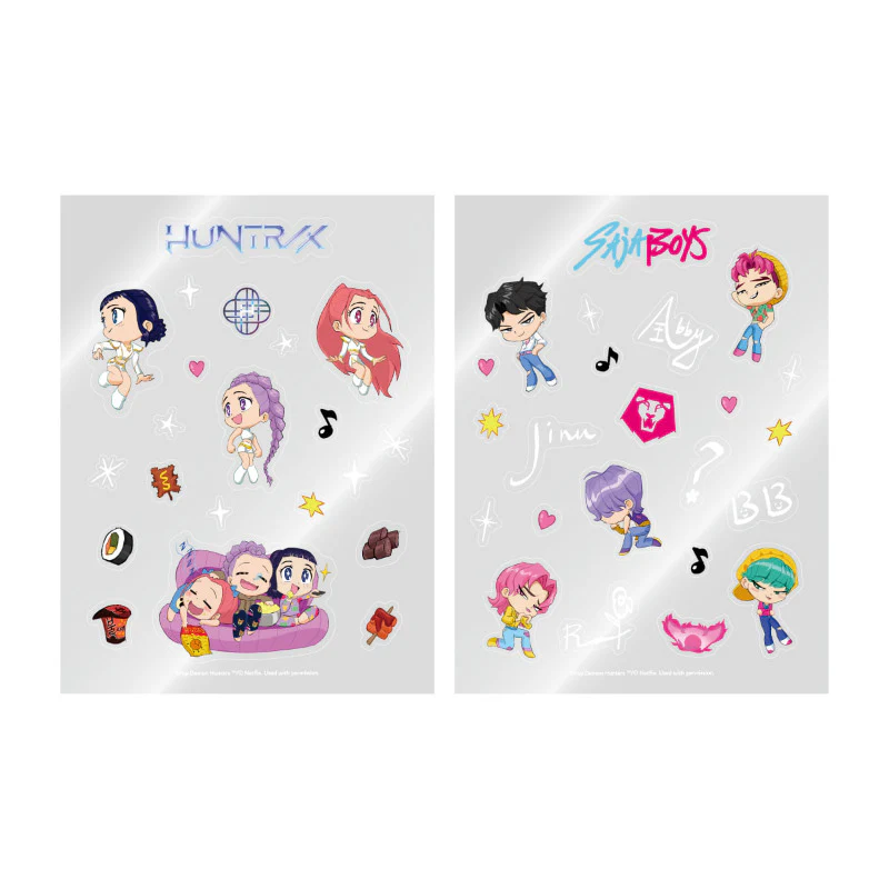 (Goods - Sticker) KPOP Demon Hunters Deco Sticker Saja Boys