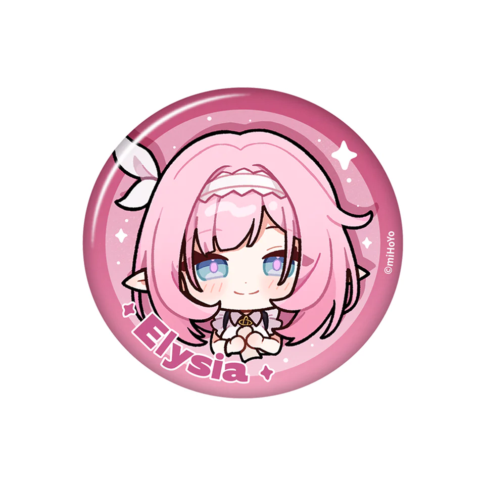 (Goods - Badges) Honkai Impact 3rd HONKAI MEME Series - Elysia Metal Badge